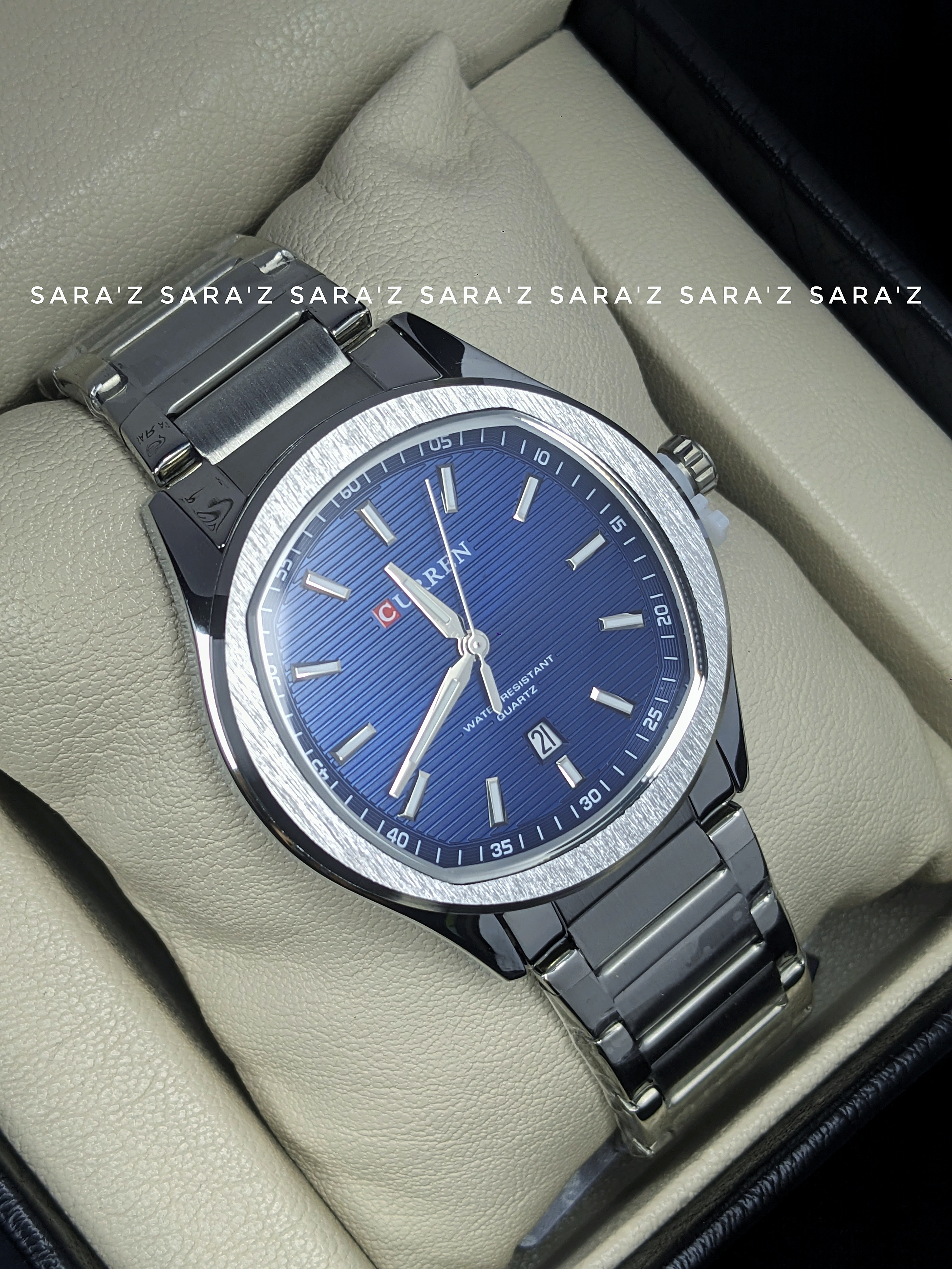 Curren 8474 SILVER-BLUE
