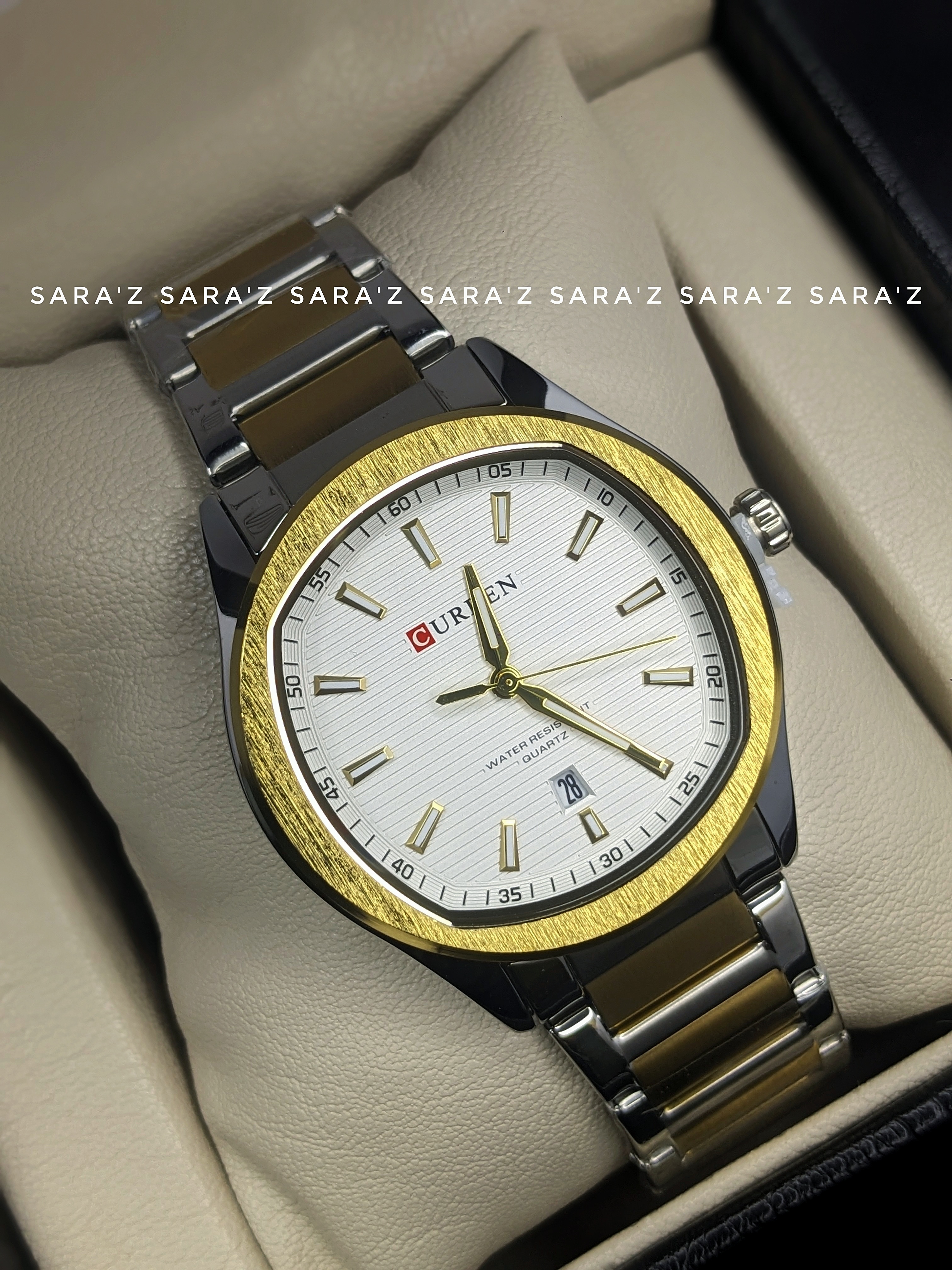 Curren 8474 TWO-TONE-WHITE