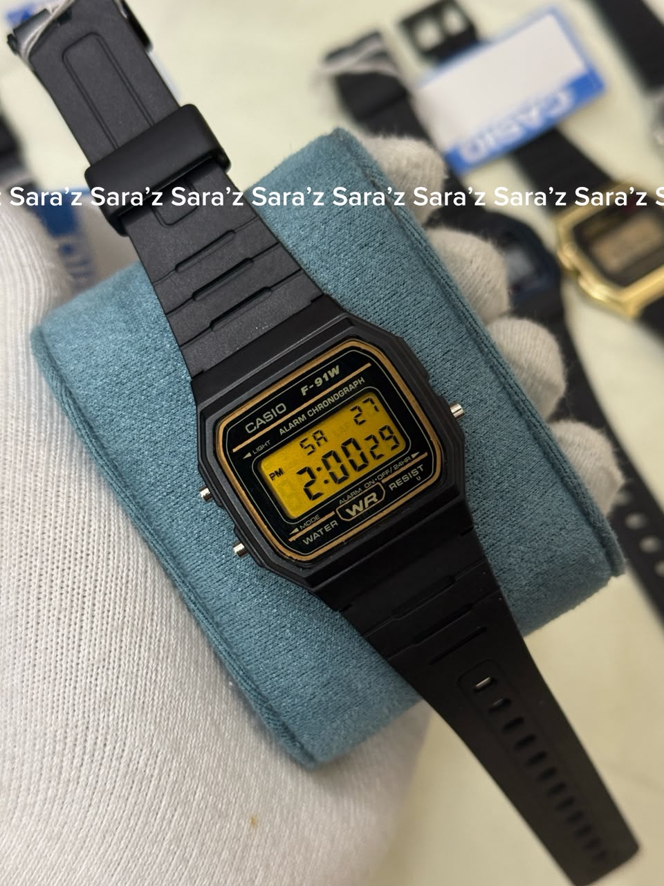 CASIO F-91W GOLDEN DIAL